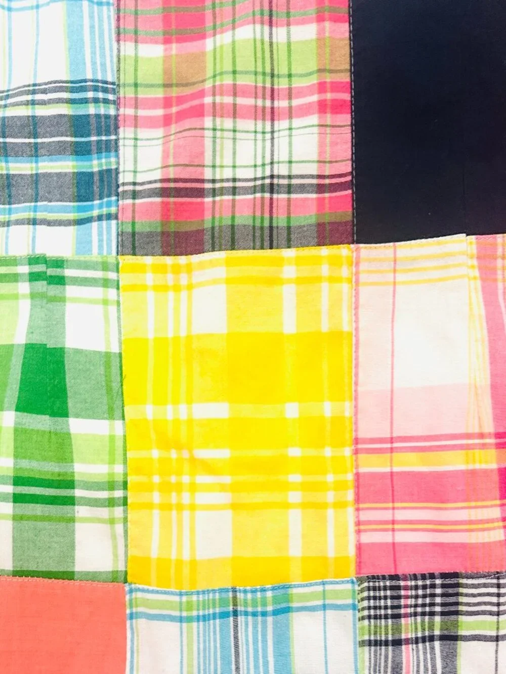 LILLY PULITZER MADRAS AND RUFFLE DRESS MEDIUM NWOT